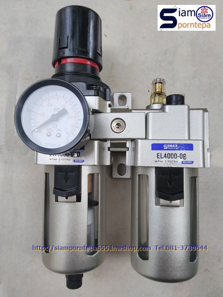 EC5010-06D Filter regulator 2 Unit size 3/4" Auto ฟิลเตอร์ เรกกูเลเตอร์ Pressure 0-10bar 150 psi